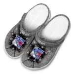 custom new york rangers cracked ground texture clog best selling