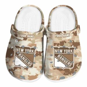 custom new york rangers desert camo clog best selling