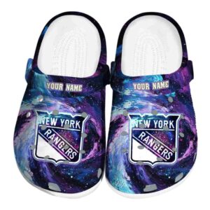 custom new york rangers galaxy swirl clog best selling