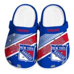 custom new york rangers vibrant dual tone clog best selling