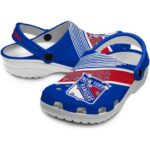 custom new york rangers vibrant dual tone clog best selling