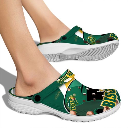 custom north dakota state bison baseball helmet clog fashion forward