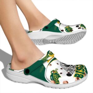 custom north dakota state bison football helmet clog fashion forward