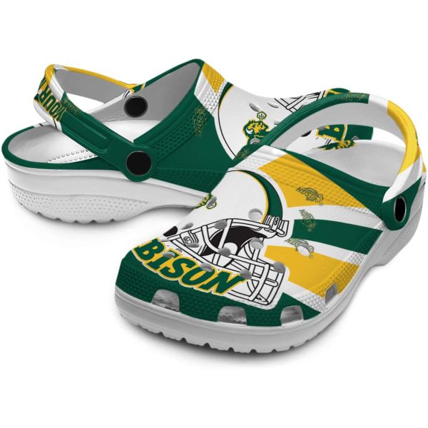 custom north dakota state bison football helmet clog high quality