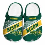 custom north dakota state bison vibrant dual tone clog best selling