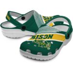 custom north dakota state bison vibrant dual tone clog best selling