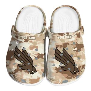 custom north texas mean green desert camo clog best selling