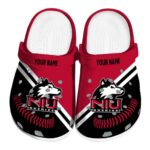 Custom Northern Illinois Huskies Baseball Motif Clog 1 custom northern illinois huskies baseball motif clog best selling