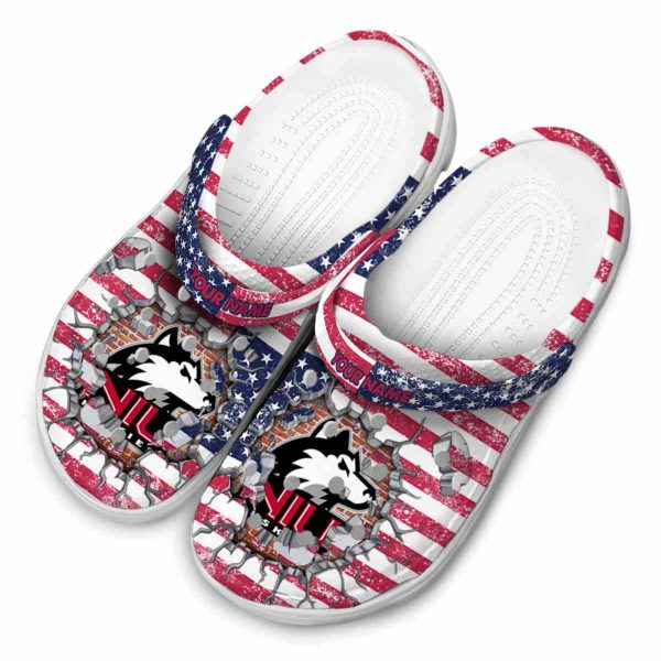 custom northern illinois huskies freedom splinter clog latest model