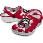 custom northern illinois huskies gripping hand clog best selling
