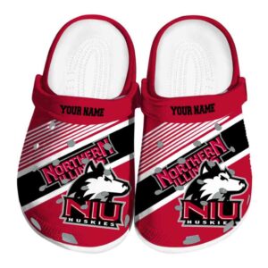 custom northern illinois huskies vibrant dual tone clog best selling