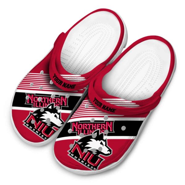 custom northern illinois huskies vibrant dual tone clog latest model