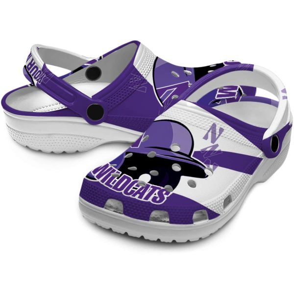 custom northwestern wildcats baseball helmet clog high quality