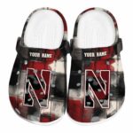 custom northwestern wildcats plaid fusion clog best selling
