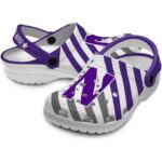 custom northwestern wildcats star spangled graphic clog best selling