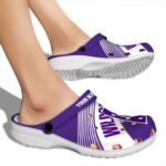 custom northwestern wildcats vibrant dual tone clog best selling