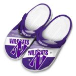 custom northwestern wildcats vibrant dual tone clog best selling