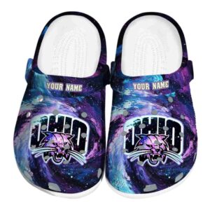 custom ohio bobcats galaxy swirl clog best selling