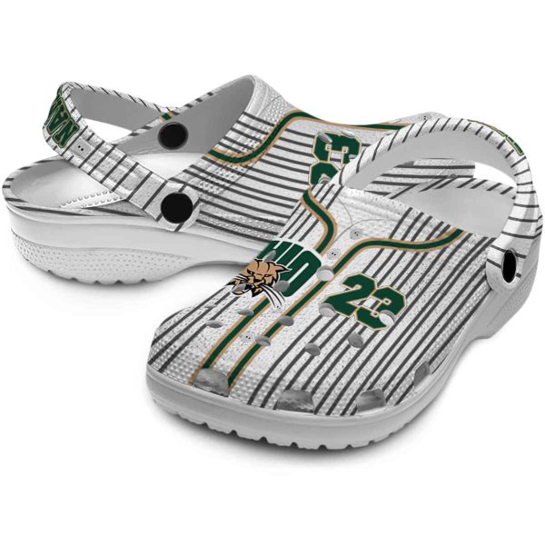 custom ohio bobcats pinstripe pattern clog high quality