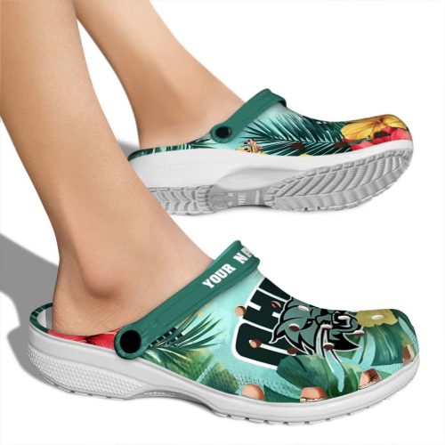custom ohio bobcats tropical vibes clog fashion forward