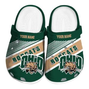 custom ohio bobcats vibrant dual tone clog best selling