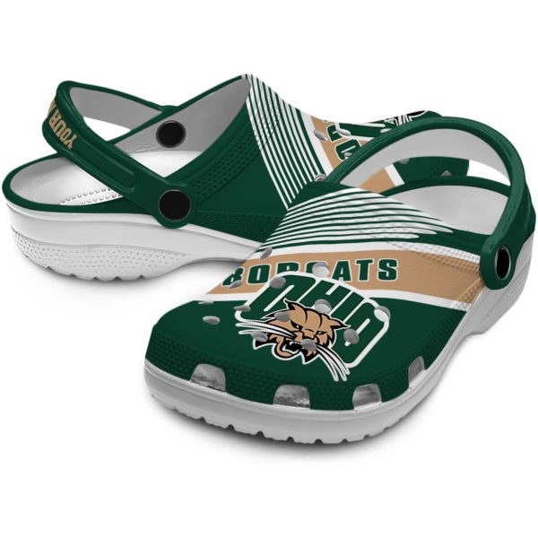 custom ohio bobcats vibrant dual tone clog high quality
