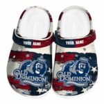 custom old dominion monarchs patriotic stripes clog best selling