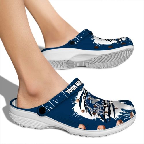custom old dominion monarchs splash motif background clog fashion forward