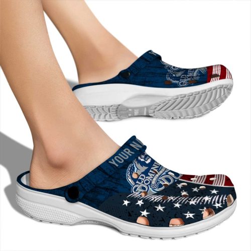 custom old dominion monarchs star spangled side pattern clog fashion forward