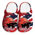 custom ole miss rebels baseball helmet clog best selling