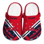 custom ole miss rebels football motif clog best selling