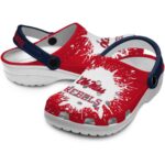 custom ole miss rebels splash art clog best selling