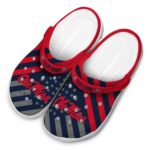 custom ole miss rebels star spangled graphic clog best selling