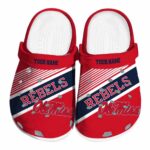 custom ole miss rebels vibrant dual tone clog best selling