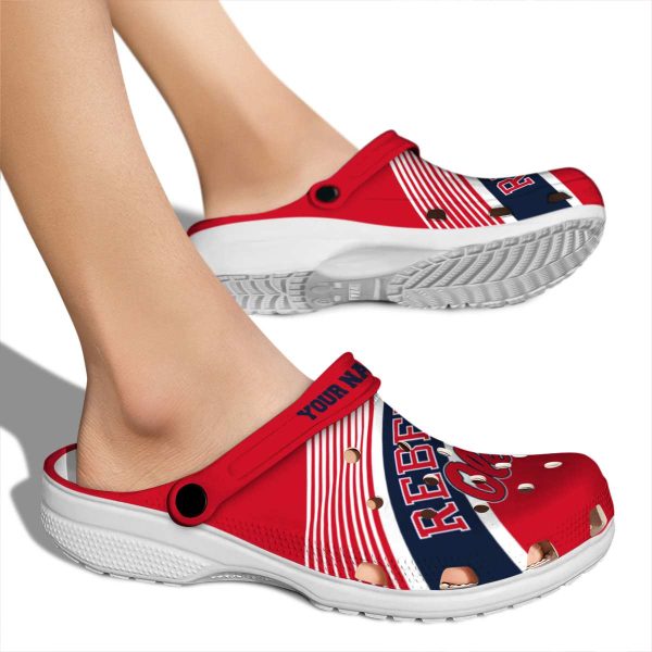 custom ole miss rebels vibrant dual tone clog fashion forward
