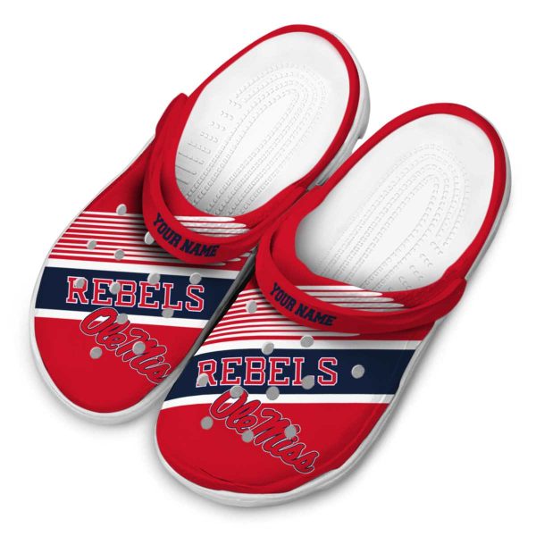 custom ole miss rebels vibrant dual tone clog latest model