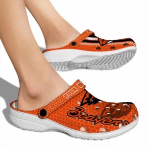 custom oregon state beavers contrasting stripes clog fashion forward