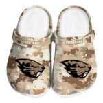 custom oregon state beavers desert camo clog best selling