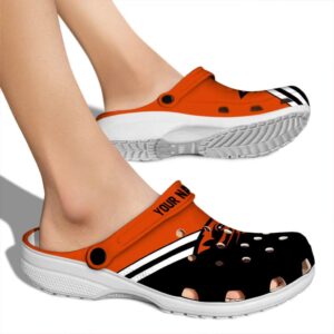 custom oregon state beavers striped accents clog fashion forward