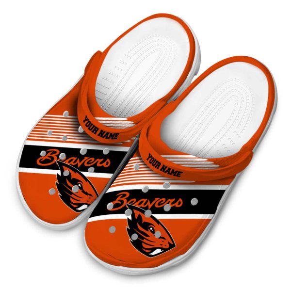 custom oregon state beavers vibrant dual tone clog latest model