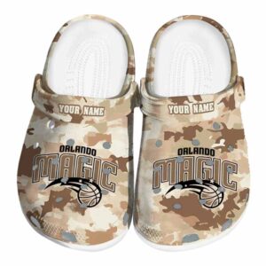 custom orlando magic desert camo clog best selling