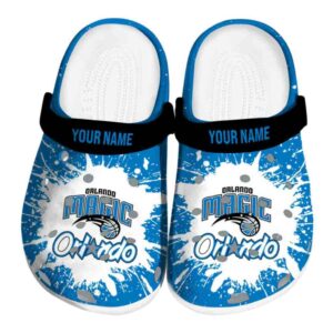 custom orlando magic splash art clog best selling