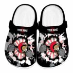 custom ottawa senators gripping hand clog best selling
