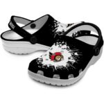 custom ottawa senators splatter background clog best selling