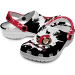 custom ottawa senators splatter pattern clog best selling
