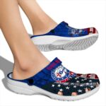custom philadelphia 76ers star spangled side pattern clog best selling