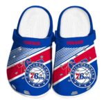 custom philadelphia 76ers vibrant dual tone clog best selling