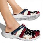 custom philadelphia flyers patriotic stripes clog best selling