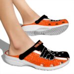 custom philadelphia flyers vertical stripes clog best selling