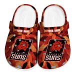 custom phoenix suns autumn leaves clog best selling